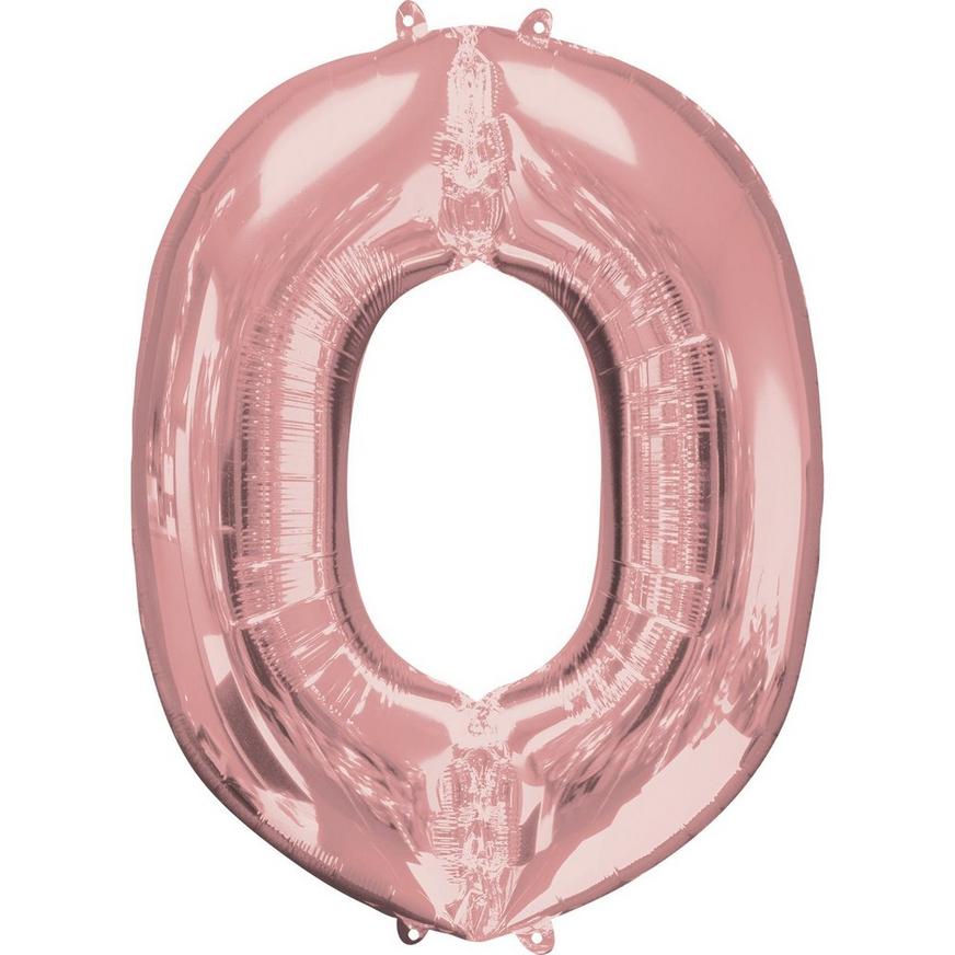34in Rose Gold Letter Balloon (O)